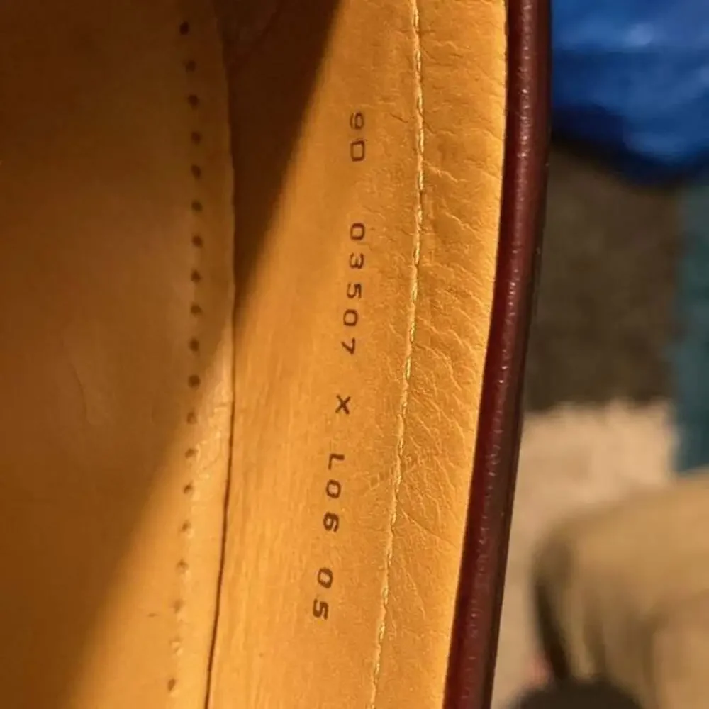Cole Haan Pinch Tassel Loafers Mahogany Leather size 9